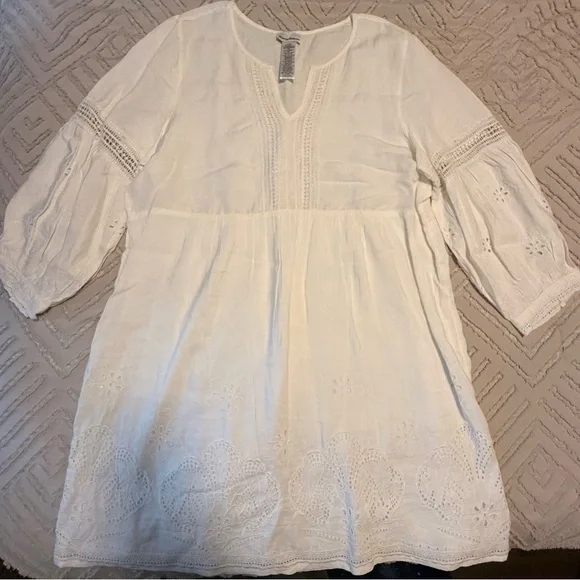 Tommy Bahama White Floral Swim Cover-up | XL - Picture 1 of 6